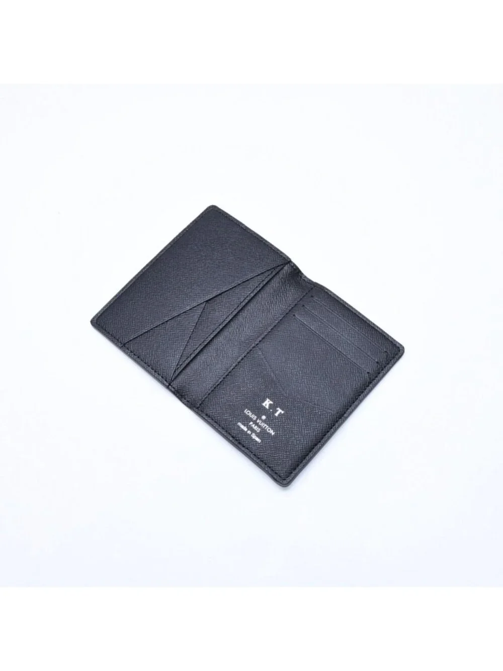 Louis Vuitton Pocket Organizer Card Case KT Damier Black